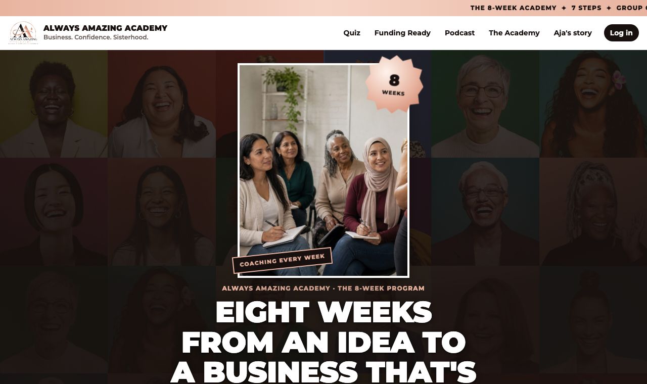 Always Amazing Academy program page